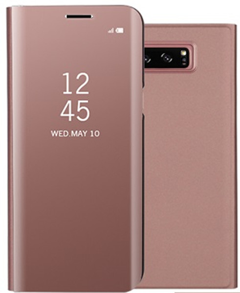 Samsung Galaxy S9 Smart Mirror Window View Flip Stand Case Rose Gold Samsung Galaxy S9 Smart Mirror Window View Flip Stand Case Rose Gold