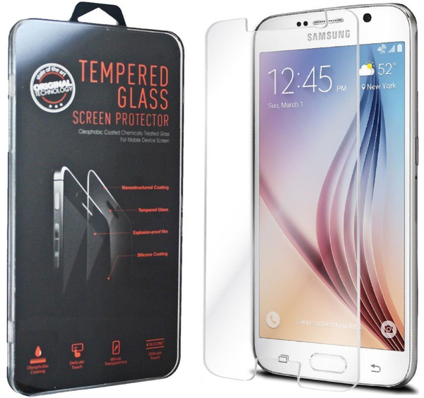 Tempered Glass Screen Protector for Samsung Galaxy S6