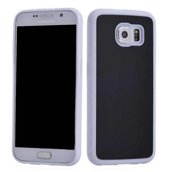 White Samsung S7 Edge Anti Gravity Selfie Stick Grip Magic Case Covers