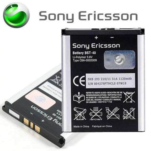 Genuine Sony Ericsson BST-40 Mobile Phone Battery
