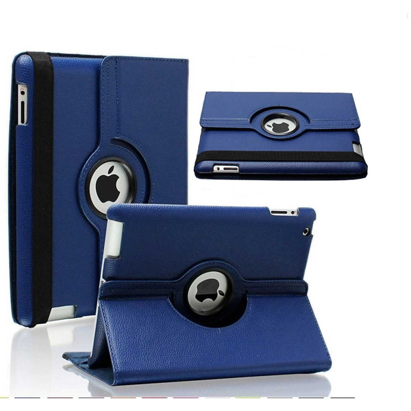 Apple ipad Mini 5 2019 360 Rotating & Protection Magnetic Stand  Navy Blue Case