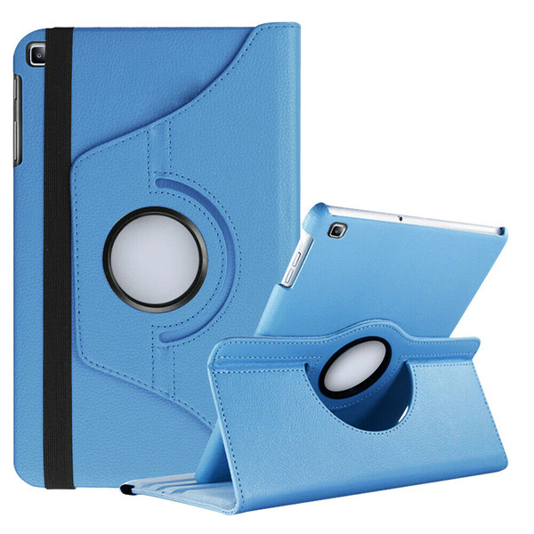 Samsung Galaxy Tab A 10.1 (2019) T510 T515 360 Rotating Stand  Sky Blue Case