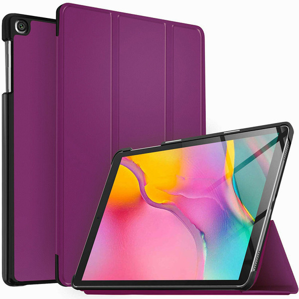 Samsung Galaxy Tab A 10.1 (2019) T510/T515 Magnetic Smart tri-fold Purple Case
