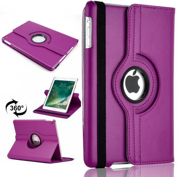 Apple iPad Pro 11 2018 360 Rotating Stand Case Folding Leather Case Purple