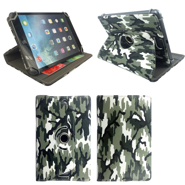 Amazon Kindle Fire  HD 8 (2017) (2018) Camouflage Tablet Magnetic Smart  Stand  Case