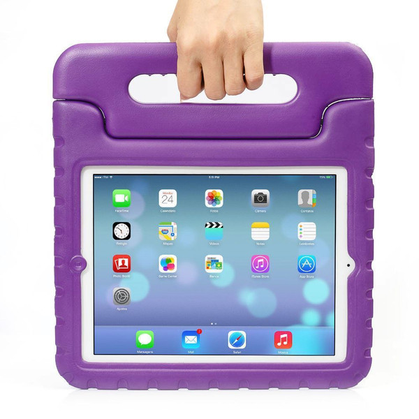 Apple iPad Mini 1 2 3 Kids Purple Shockproof  EVA Foam Stand Case