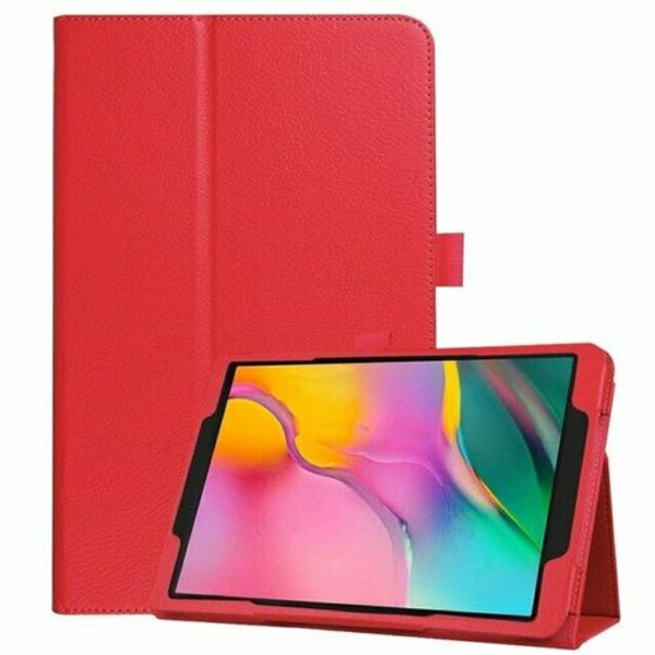 Samsung Galaxy Tab S5E  T720 T725 Red Leather Folio Stand Cover