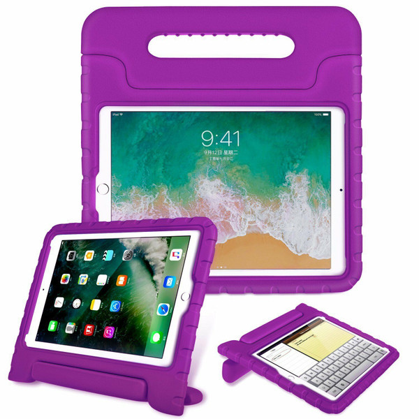 Purple Tough Kids Shockproof Eva Foam Stand Case iPad Pro 9.7  2016