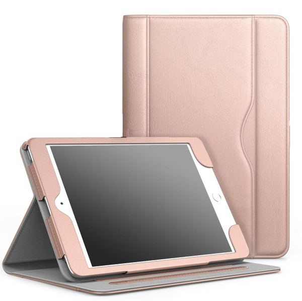 Apple iPad Pro 9.7 2016 Luxury Premium Leather Tablet Folio Rose Gold Stand Cover