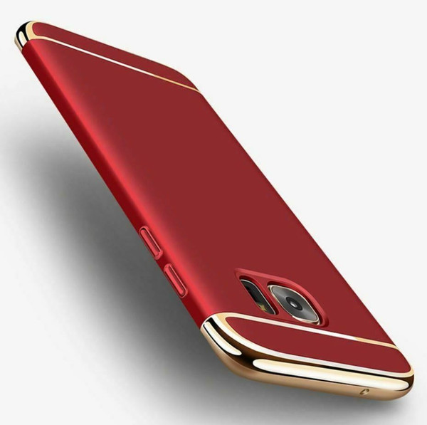 Samsung Galaxy A3  2017  Red Luxury Slim Shockproof Bumper Cover