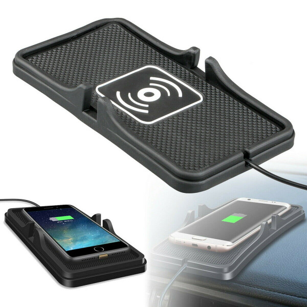 Apple I Phone SE 2020  Qi Wireless Charger Car Pad Mat Phone Holder