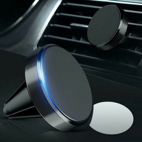 Apple iPhone In Car Magnetic Phone  Black Holder Mobile Fit Air Vent