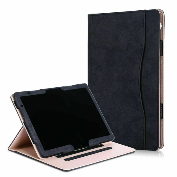 Samsung Galaxy Tab A7 2020 T500 T505 Wallet Black Leather case