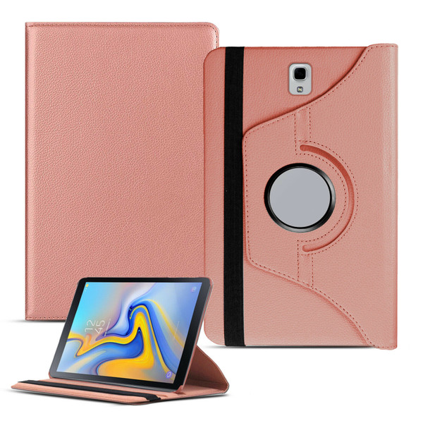 Samsung Galaxy Tab A 10.1 T580 T585 2016 360 Rose Pink Smart Leather Stand Case