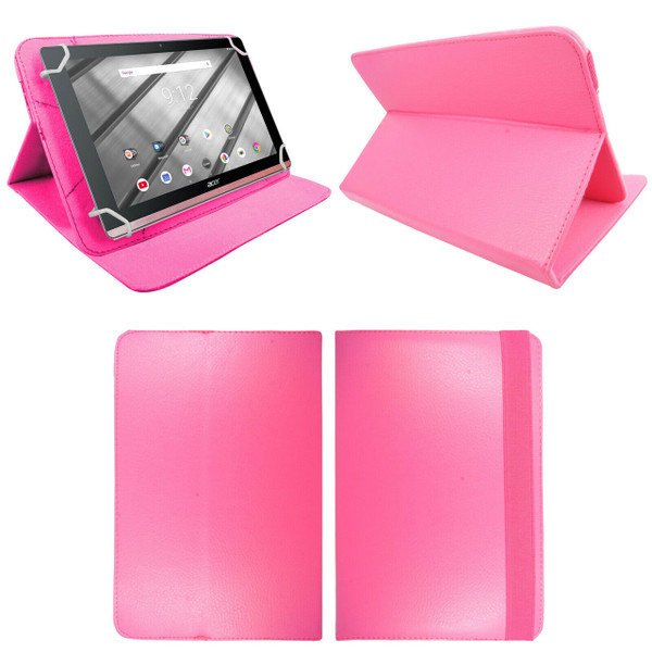 Amazon Kindle Fire HD 7 7th Gen 2017  Pink Smart Leather Stand Wallet Case