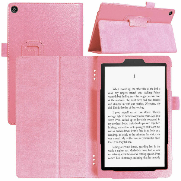 Amazon Kindle Fire  HD 8 (2018) Rose Gold Tablet Magnetic Smart  Stand  Case