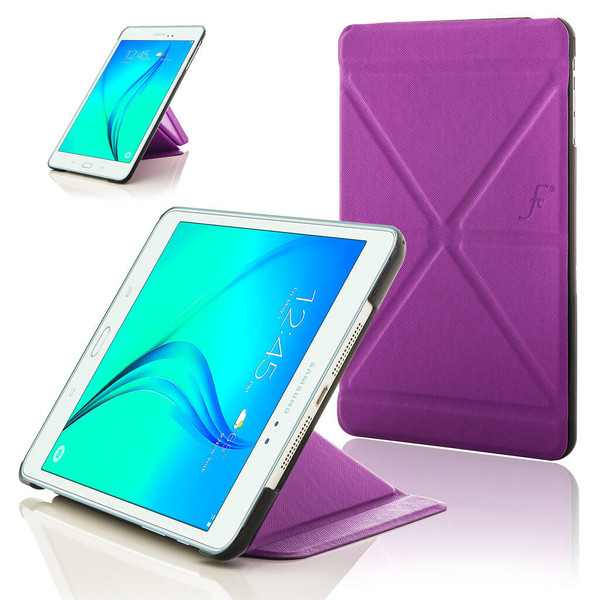 Purple Leather Origami Smart Case Cover for Samsung Galaxy Tab A 8.0 2015 T350