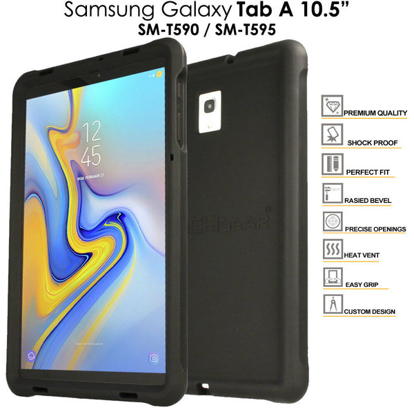 Rugged Soft Silicone Kids Shock Bumper Case for Samsung Galaxy Tab A 10.5 T590