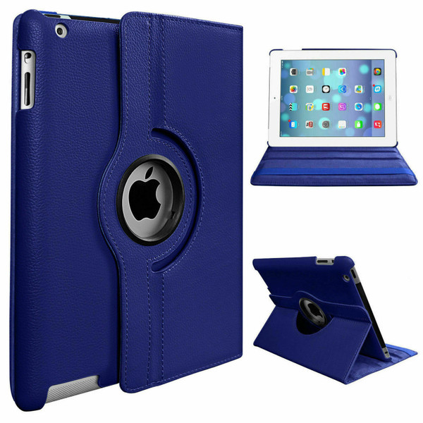 Blue 360 rotate smart case Apple ipad Mini 4