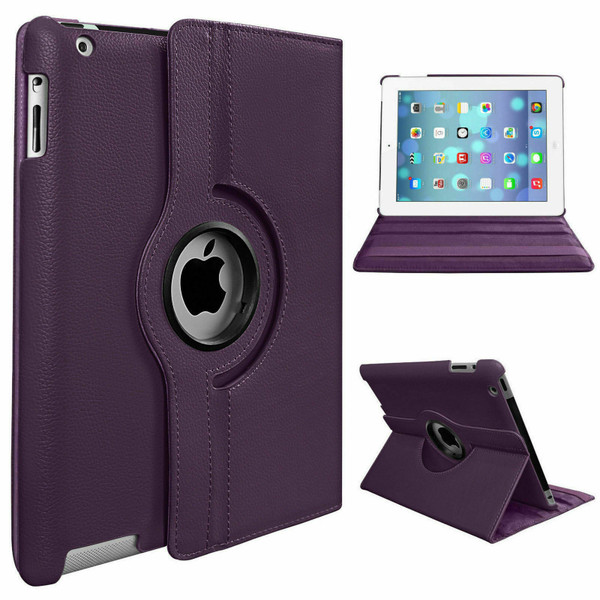 Purple 360 rotate smart case Apple ipad Mini 4