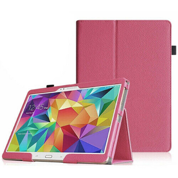 Pink Premium PU Leather Smart Case Samsung Galaxy Tab S 10.5 (T800/T801/T805)