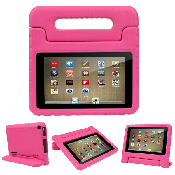 Pink handle case For iPad Air 4th Gen 2020  Kids Shockproof Stand Foam EVA Cover