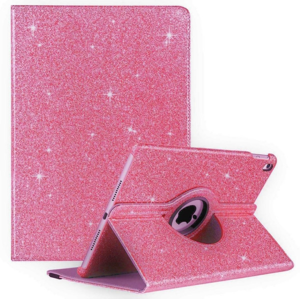 Pink glitter bling stand case Cover For iPad 7th Gen 10.2 2019