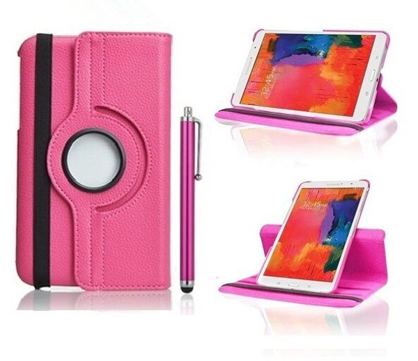 Baby Pink PU Leather 360 Rotating Case for Samsung Galaxy Tab PRO 8.4 (T320/T321/T325)