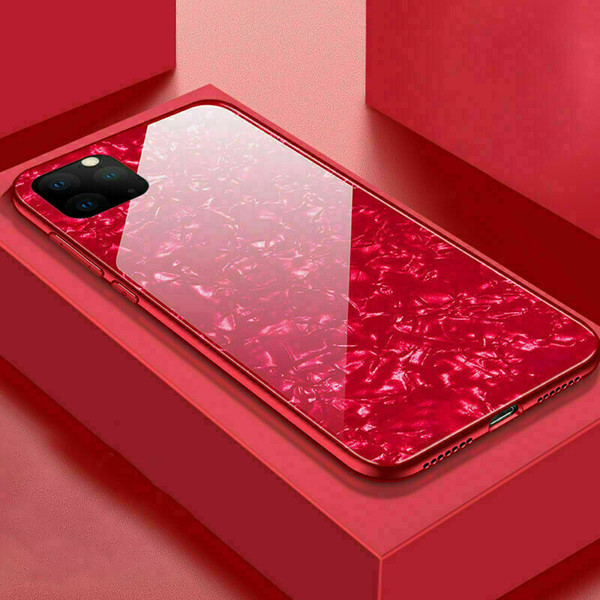 Glitter Marble Case For iphone 11 pro max Red