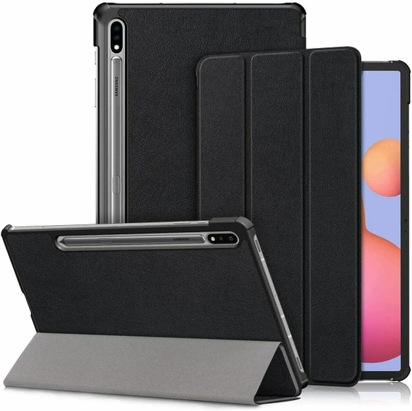 For Samsung Galaxy Tab S7+ Case Premium Smart Book Stand Cover T970 / T976B