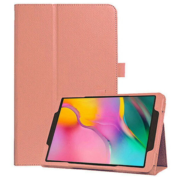 Samsung Galaxy Tab A 10.1 (2019) T510/T515 Leather Tablet Stand rose gold Case