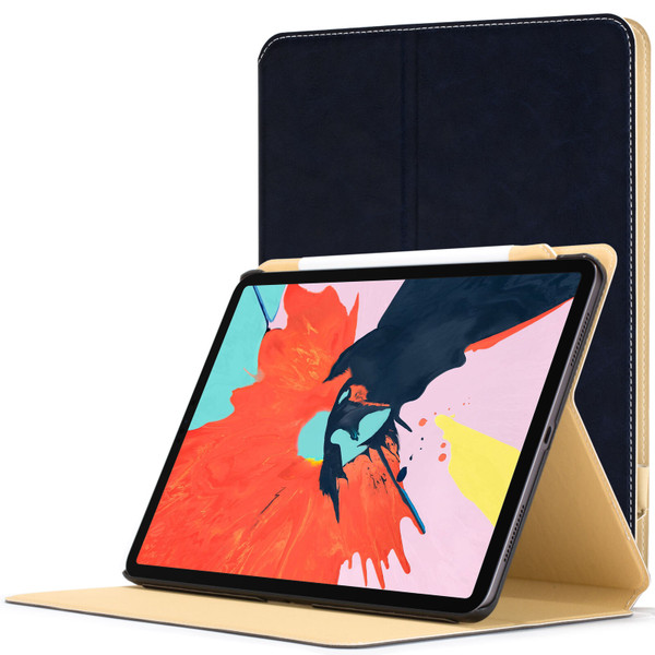 Apple iPad Pro 12.9 inch 2018 Case  navy Magnetic Protective Smart Case Cover Stand
