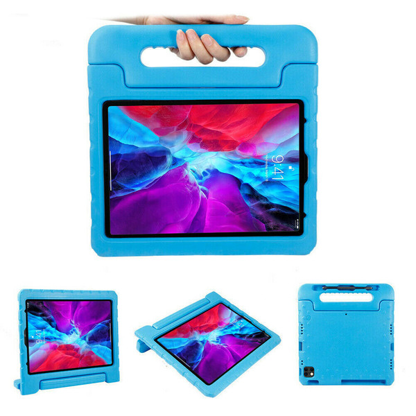 For Apple iPad Pro 12.9inch 2020/2018 4th/3rd Gen Foam Stand Handle Case  blue Cover