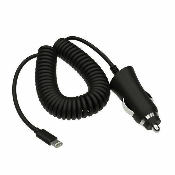 Genuine Kit 12/24V in-Car Usb 1A Charger Adapter For Apple IPhone- Black