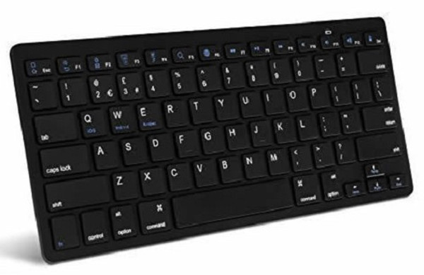 Black Slim Wireless Bluetooth Keyboard