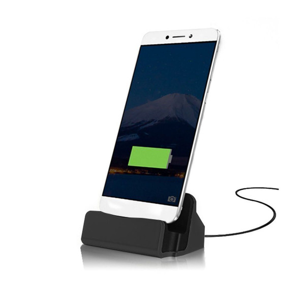 Black USB 3.1 Type-C Charging Station Charger Data  Desktop Dock For Note 7