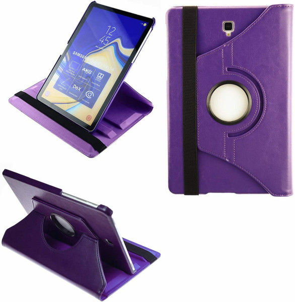 Samsung Galaxy S3 9.7 T820/ T825 purple 360 rotate case blue