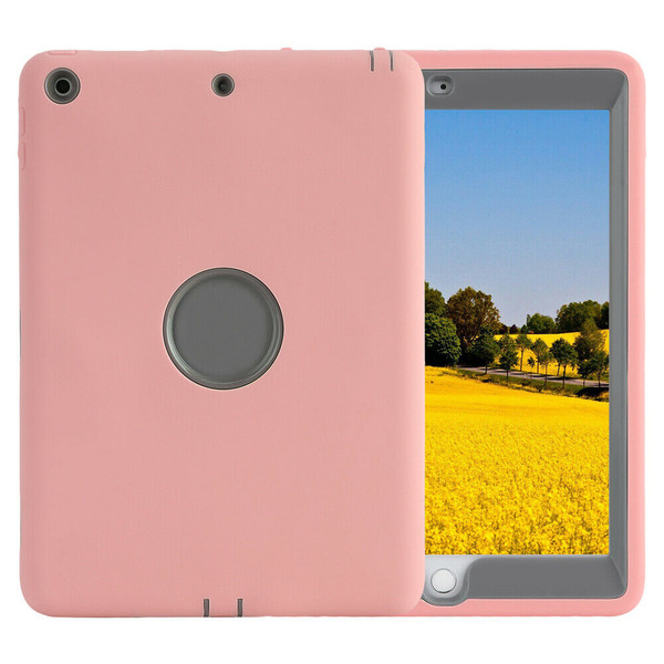 Rose gold heavy Duty Protective Cover For iPad 6th 5th Gen 2018 9.7 Kids Shockproof Case