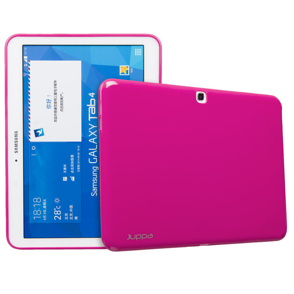 Pink  Slim Fit TPU Gel Rubber Case Cover for Samsung Galaxy Tab 4 10.1 Inch T530 T531