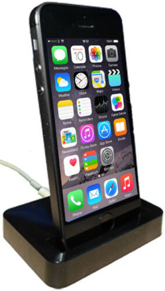 iPhone 5/C/S SE/6/7/8/X/XR/XS Max Plus iPod Touch 5/6/7 Charge & Sync Dock black