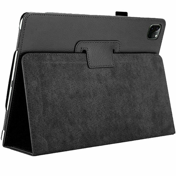 Black Leather Case For iPad Pro 11 2021 3rd Gen Magnetic Flip Book Smart Stand Cover