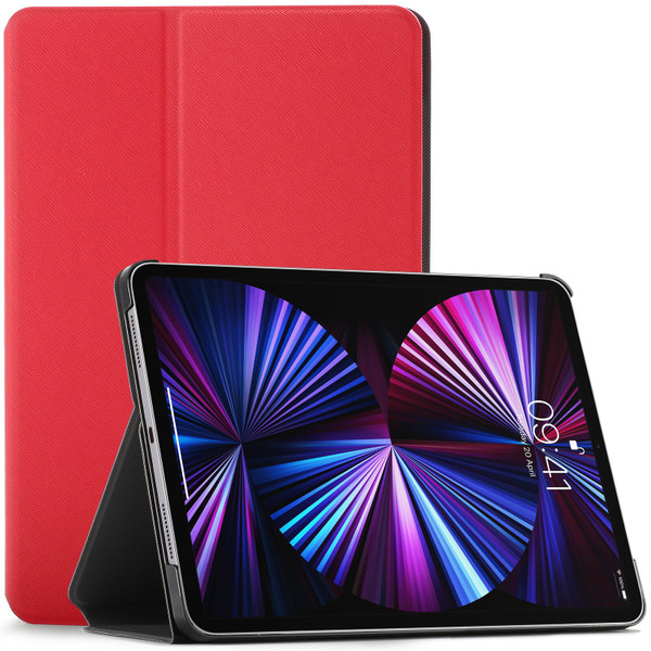 Apple iPad Pro 11 (3rd Gen) 2021 red  Stand Smart Auto Sleep Wake case