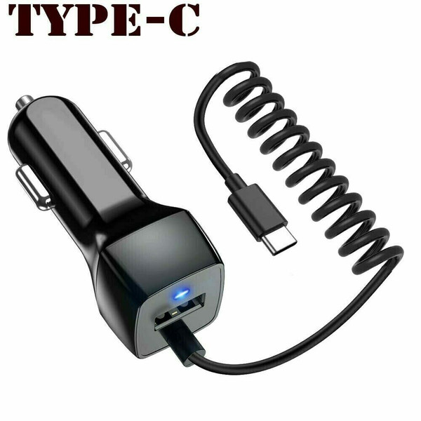 Fast USB-C Car Charger For Google Pixel 4 4x1 Pixel 2 3 3A / Pixel 2 3 3A 4 XL / Pixel 5 XL