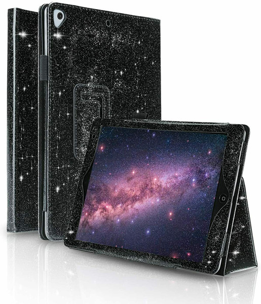 Black Luxury  stand Glitter Case for Apple ipad Mini 5