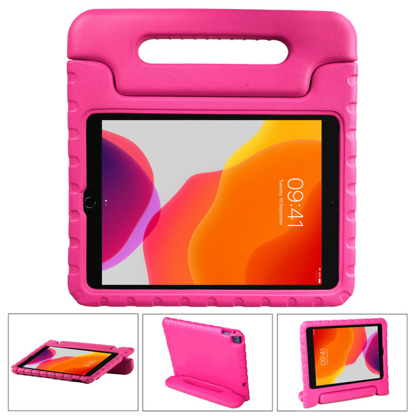 Pink Shockproof Kids EVA Foam Stand Case Cover For Apple iPad 10.2 (2021) 9th Gen