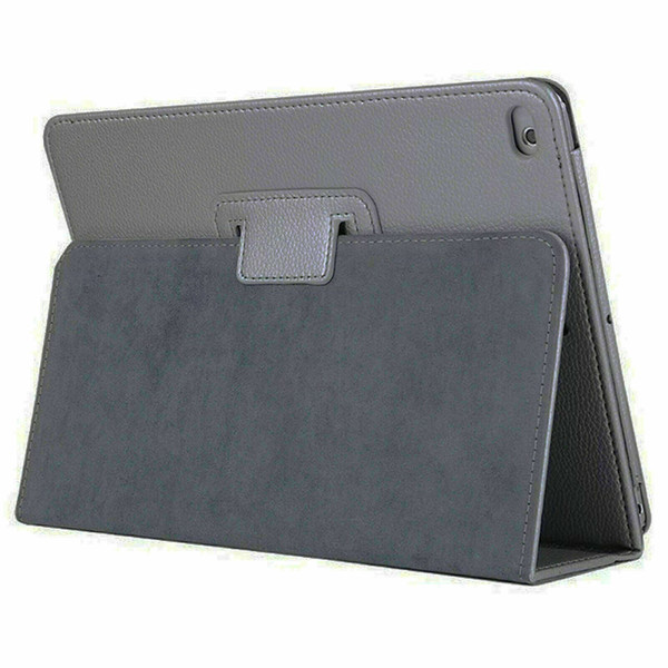 Grey Leather Flip Smart Stand Case Cover For Apple iPad 9th Generation 10.2 2021