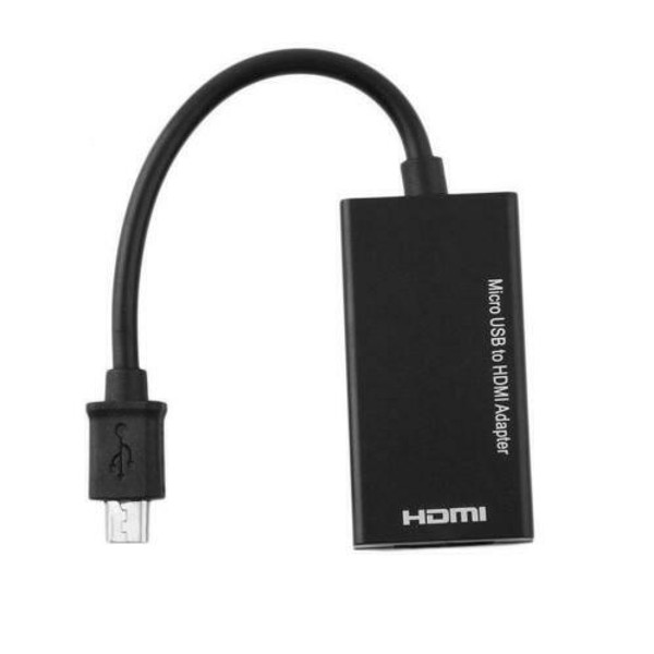 Micro USB MHL To HDMI Adaptor + Charging Port for Samsung Galaxy, HTC, Black