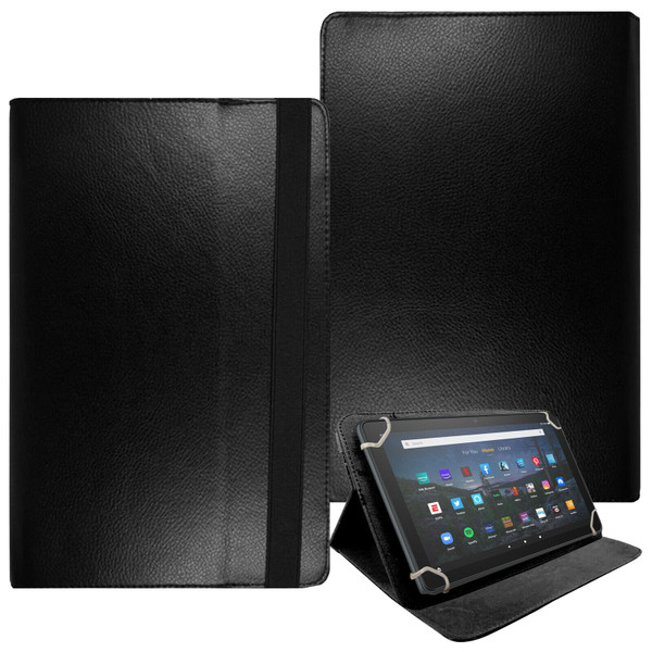 Amazon Fire HD 10 & 10 Plus 11th Generation (2021) Leather Flip Smart  black book  Case