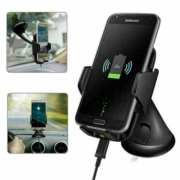 Apple iPhone 13 pro Qi Wireless Fast Charger Car Holder