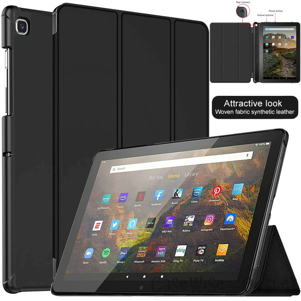 Royal black  Amazon Case All-New Fire HD 10 & 10 Plus Tablet 11th generation Smart Cover 2021